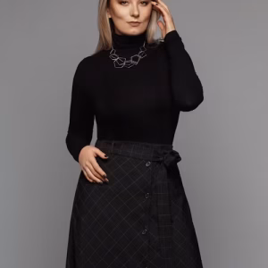 Pleated Midi Skirt