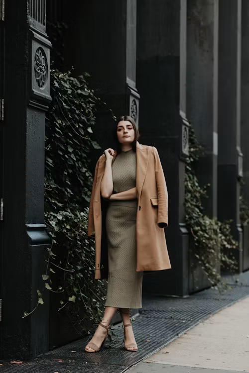 Camel Cashmere Coat